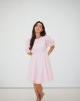 The Anna Dress | Pink Stripe