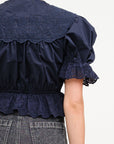 Navy Blue Blouse