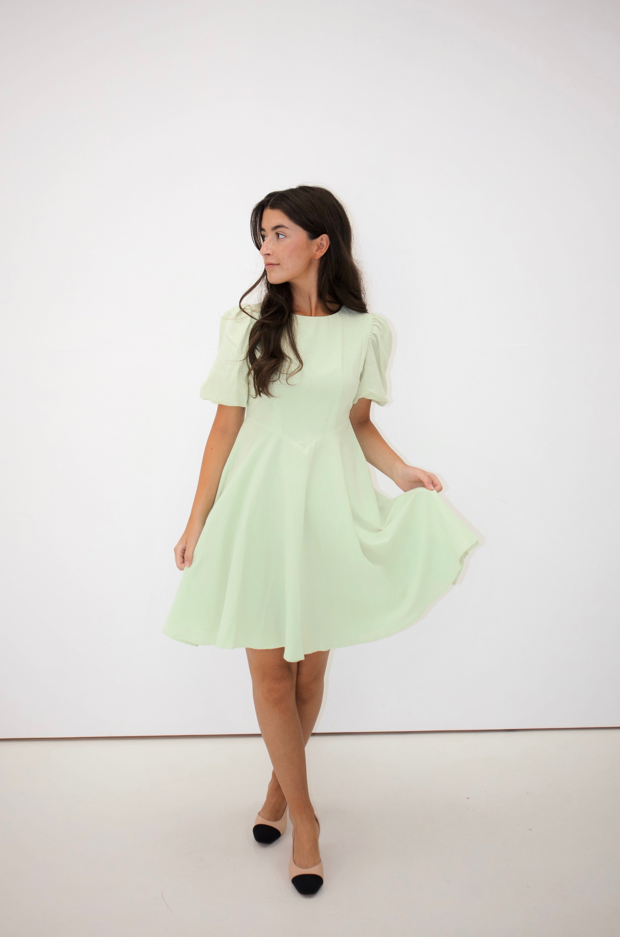 The Phoebe Dress | Lime Green rosesbythepetal The Phoebe Dress | Lime Green rosesbythepetal